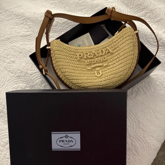 Prada Handbags - @@@PRADA ARQUE CROCHET SHOULDER BAG@@@